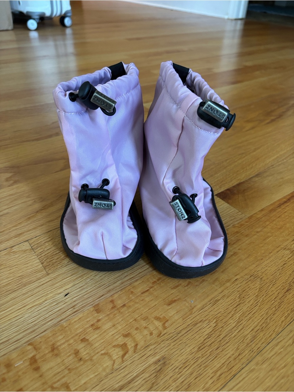 Stonz Pink Baby Waterproof Bootie COVERS (baby XL) - goes over other shoes